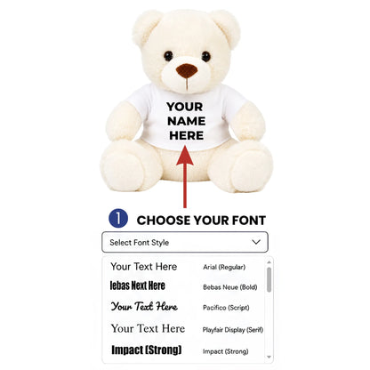 Teddy Bear with Name | Personalised Bear