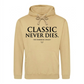 Timeless Classic Never Dies Slogan Graphic Unisex Hoodie