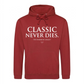 Timeless Classic Never Dies Slogan Graphic Unisex Hoodie