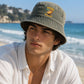 Too Cool For The Pool Dog Vintage Summer Adult Hat