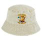 Too Cool For The Pool Dog Vintage Summer Adult Hat