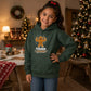 Tough Cookie Muscular Gingerbread Christmas Kids Hoodie