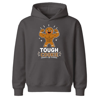 Tough Cookie Muscular Gingerbread Christmas Kids Hoodie