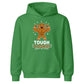 Tough Cookie Muscular Gingerbread Christmas Kids Hoodie