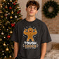 Tough Cookie Muscular Gingerbread Christmas Oversized T-Shirt