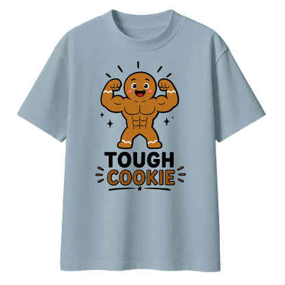 Tough Cookie Muscular Gingerbread Christmas Oversized T-Shirt