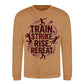 Train Strike Rise Repeat Women Cricket Printed Unisex Sweatshirt - T20 Womens World Cup
