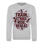 Train Strike Rise Repeat Women Cricket Printed Unisex Sweatshirt - T20 Womens World Cup