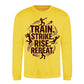 Train Strike Rise Repeat Women Cricket Printed Unisex Sweatshirt - T20 Womens World Cup