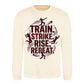 Train Strike Rise Repeat Women Cricket Printed Unisex Sweatshirt - T20 Womens World Cup