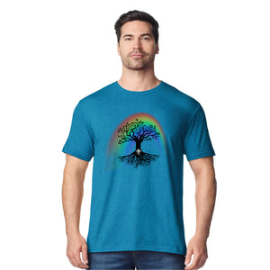 Tree Of Life Rainbow Arc Rooted Pride Unisex T-Shirt Pride Day LGBTQ