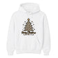 Trendy Leopard Print Tree Christmas Unisex Hoodie