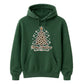Trendy Leopard Print Tree Christmas Unisex Hoodie