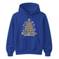 Trendy Leopard Print Tree Christmas Unisex Hoodie
