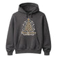 Trendy Leopard Print Tree Christmas Unisex Hoodie