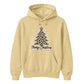 Trendy Leopard Print Tree Christmas Unisex Hoodie