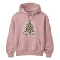 Trendy Leopard Print Tree Christmas Unisex Hoodie