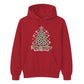 Trendy Leopard Print Tree Christmas Unisex Hoodie