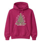 Trendy Leopard Print Tree Christmas Unisex Hoodie