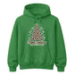 Trendy Leopard Print Tree Christmas Unisex Hoodie
