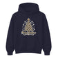 Trendy Leopard Print Tree Christmas Unisex Hoodie