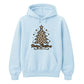 Trendy Leopard Print Tree Christmas Unisex Hoodie