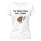 New Zealand T20 Women's World Cup Ladies Fit T Shirt  Trophy Stays Printed Ladies Fit T-Shirt