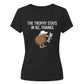 New Zealand T20 Women's World Cup Ladies Fit T Shirt  Trophy Stays Printed Ladies Fit T-Shirt