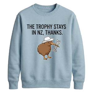 NewZealand Cricket T20 World Cup 2026 Trophy Stays NewZealand Women Cricket Printed Unisex Sweatshirt