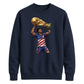 USA Player Lifting FiFa World Cup Printed Unisex Sweatshirt - Football World Cup 2026