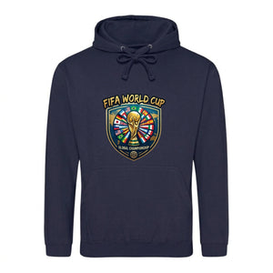 USA Trophy & Flag Design FIFA World Cup 2026 Printed Unisex Hoodie