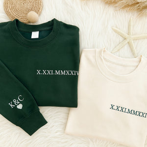 Roman Numerals Sweat Shirts  E191