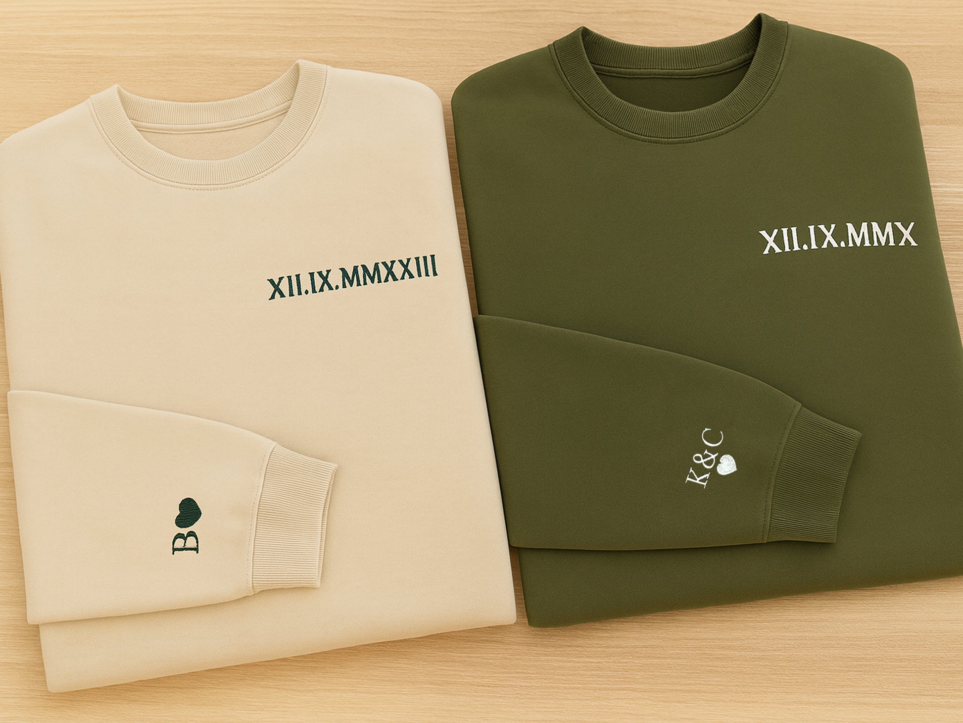 Roman Numerals Sweat Shirts  E191