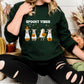 Retro Halloween Dogs Sweatshirt, Spooky Vibes Printed Sweater, Cure Halloween Ghost Dogs Jumper, Dog Lover Gifts, Gothic Dogs Halloween Tops