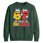 Unique Brushstroke Number 67 Graphic Print Unisex Sweatshirt