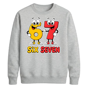 Unique Brushstroke Number 67 Graphic Print Unisex Sweatshirt