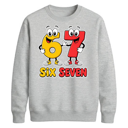 Unique Brushstroke Number 67 Graphic Print Unisex Sweatshirt