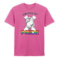 United By Pride month Linked Hands Bold Unisex T-Shirt
