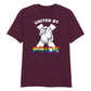 United By Pride month Linked Hands Bold Unisex T-Shirt