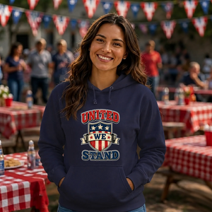 United We Stand USA Independence Day Unisex Hoodie