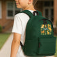 Personalised Kids Fashion Backpack, Custom Name Backpack With Cute Animal Print, Gift For Boys & Girls School Bag, P2547