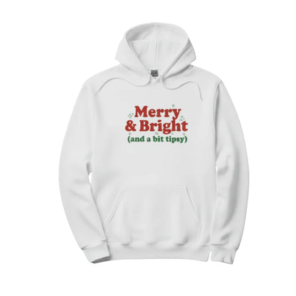 Merry & Bright Christmas Hoodie - PW214