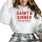 Saint & Sinner Christmas Hoodie - PW228