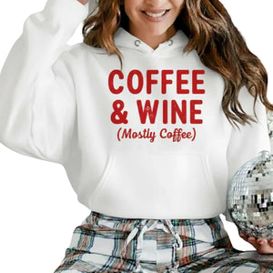 Coffee & Wine Christmas Hoodie - PW234