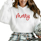 Merry Puff Printing Christmas Hoodie - PUFF68