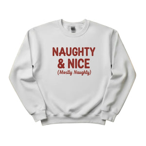 Naughty & Nice Christmas Sweatshirt - PW213