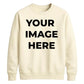Upload custom Image placement comfy top unisex sweatshirt