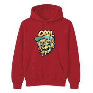 Urban Skater Melting Skull Cool Graphics Unisex Hoodie