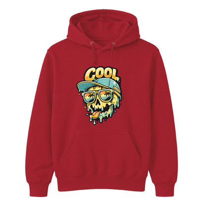 Urban Skater Melting Skull Cool Graphics Unisex Hoodie