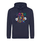 Vibrant Football Trophy 2026 FiFA Printed Unisex Hoodie